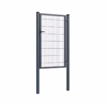 Bránka 1kr. SQUARE ZnPVC 1000x1500mm, antracit