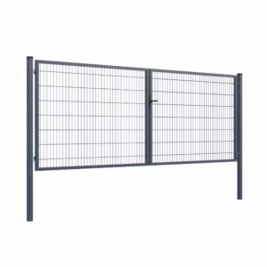 Brána 2kr. SQUARE ZnPVC 4000x1500mm, antracit