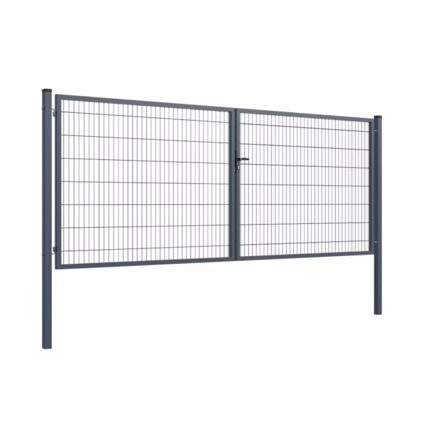 Brána 2kr. SQUARE ZnPVC 4000x1500mm, antracit