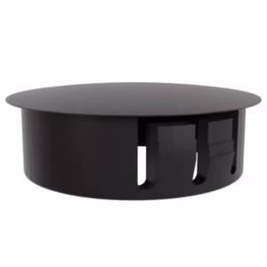 Záslepka pre AL profil - čierna, PVC, D30mm
