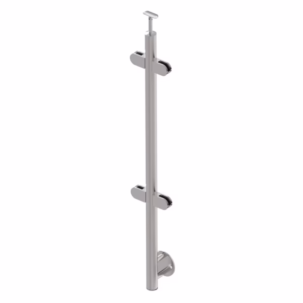 Stĺpik, BK-rovné AISI316, D42,4/2xmodel22/H1100mm