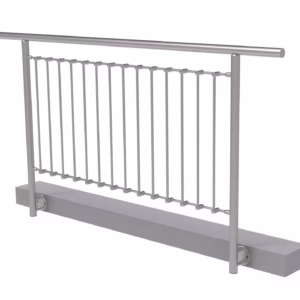 Zábradlie vertikal, BK- rovné AISI304, D42,4/d12ve