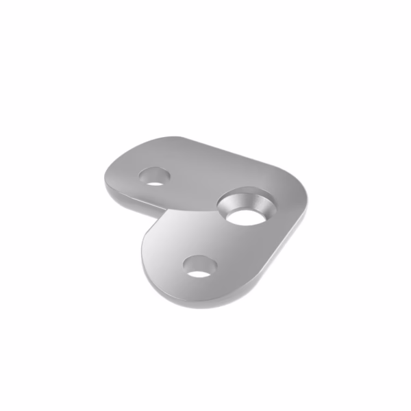 Vanička na držiak madla AISI316, D48,3mm/90st°