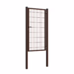 Bránka 1kr. 2D BOX ZnPVC 1000x1700mm RAL 8017 hnedá