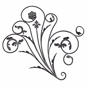 Ornament ľavý 880x830, D12mm