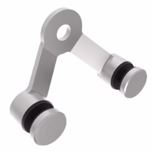 Zasklenie pevne - spider 02 AISI304, 2xD30mm/90°/T