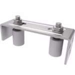 Vedenie horné 2 rolky, INOX, 165x57mm, D30