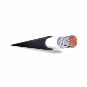 Vodič ohybný solárny 1x4mm/100m bezhalog. čierny