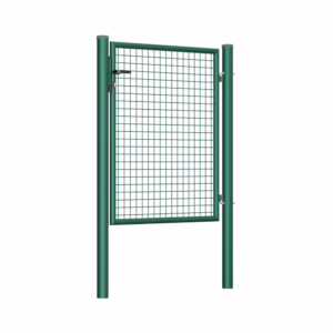 Bránka 1kr. ROUND ZnPVC 1000x1200mm, D75mm, zelená