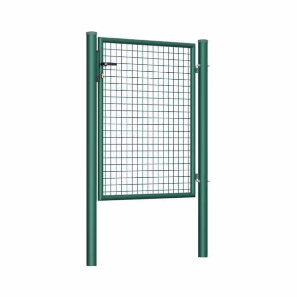 Bránka 1kr. ROUND ZnPVC 1000x1200mm, D75mm, zelená