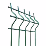 Zváraný plotový panel 3D ZnPVC 2500x2030x4mm zelená