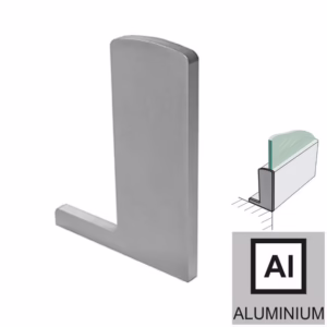 Záslepka, 125x46 AL/INOX effect/Satin