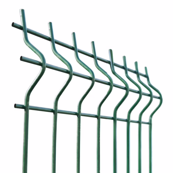 Zváraný plotový panel 3D ZnPVC 2500x1730x4mm zelená