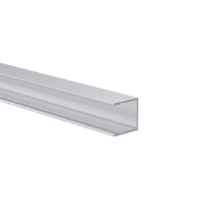 Hliníkový plotový adaptér pre výplne 20 mm a pre fasádny systém, 25 x 25 – 6,0 m – Natural