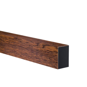 Hliníková plotová výplň 40 x 60 x 1 - 6,0 m drevo dekor TMAVÝ ORECH  W01