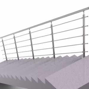 Nerezové zábradlie na schody, 6000x1000mm, VS