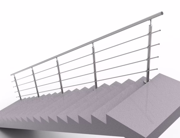 Nerezové zábradlie na schody, 6000x900mm, VS, L