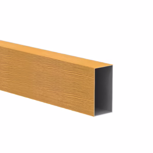 Hliníková plotová výplň 40 x 80 x 1,2 - 6,0 m  drevo dekor SVETLÝ DUB W02