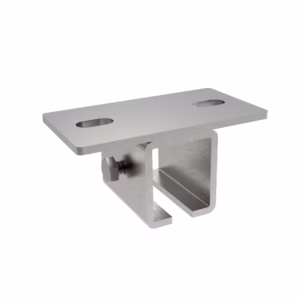 Držiak profilu - vrchný, INOX, H/18-42x54