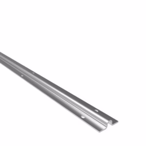 Koľajnička vodiaca spodná-U, Zn,55x15mm, t3mm, L3m