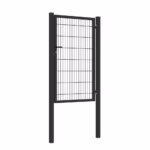 Bránka 1kr. 2D BOX ZnPVC 1000x1500mm RAL 9005 čierna matná