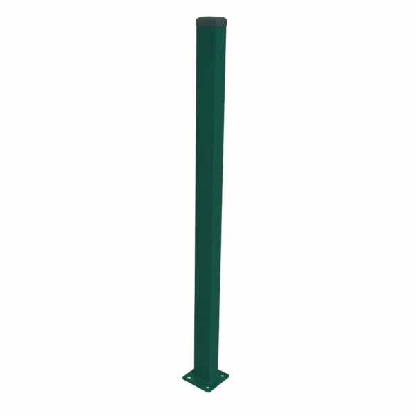 Stĺpik 60x40mm s pätkou ZnPVC 2000mm zelená