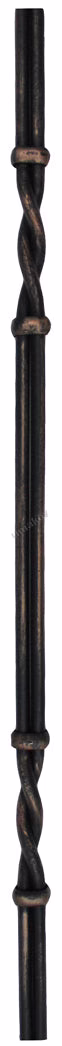 Tyč kovaná 2xD12, h900mm