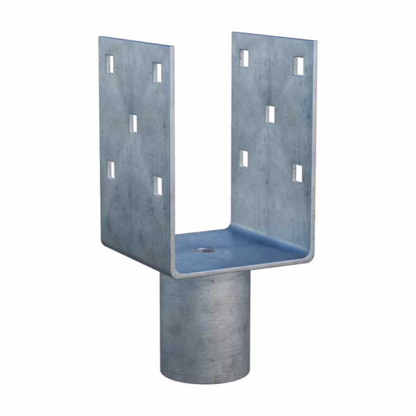 Nadstavec na zemnú skrutku Zn „U“ 90x90x120x52mm