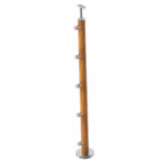 Stĺpik BUK (BEECH) D50/5x12mm, H1000, VK-rovina