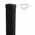 Stĺpik 60x40mm ZnPVC 2200mm čierna matná