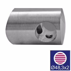 Držiak výplne ľavý AISI316, d12/D48,3x2mm
