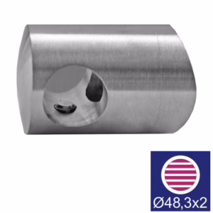 Držiak výplne pravý AISI316, d12/D48,3x2mm