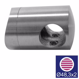 Držiak výplne - spojka AISI316, d12/D48,3mm