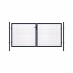 Brána 2kr. Eco ZnPVC 3600x1600mm antracit