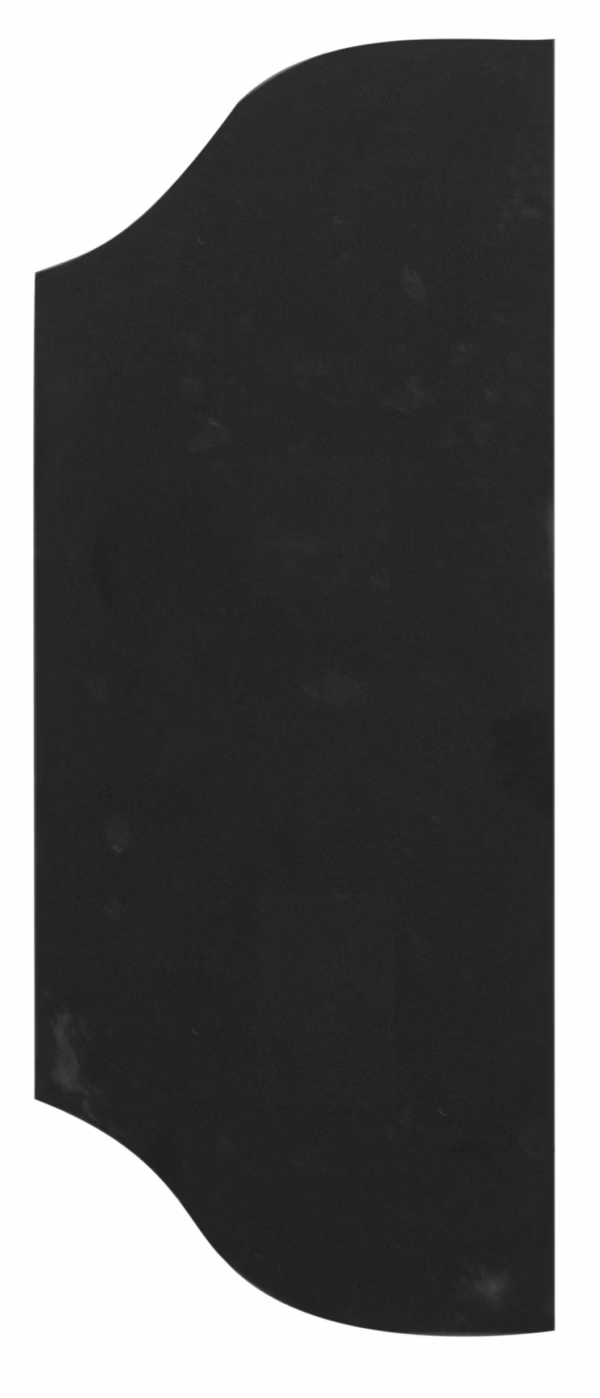 Štítok bránový hladký bez otvorov 265x105, t3mm