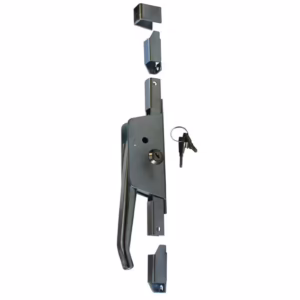 Pákový uzáver so zámkou Zn, L160mm