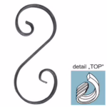 Element tvaru-S h280, b110, 12x6mm