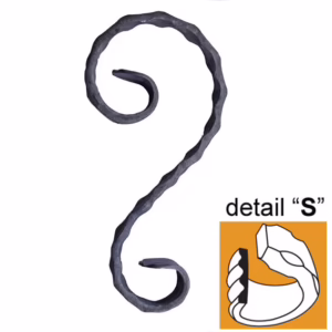 Element tvaru-S 150x70/40, P/030-12x6mm