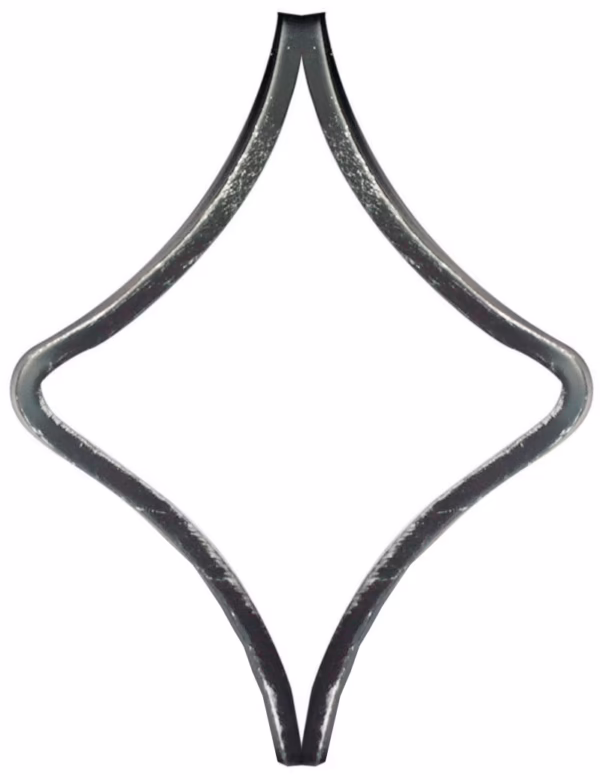 Element tvaru-pika h200, b95, 12x6mm
