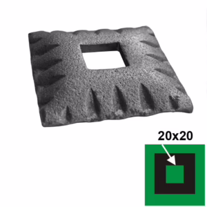 Rozeta 77x77, 21,5x21,5, h17mm