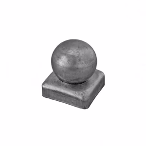 Krytka na stĺpik s guľou 40x40, D40, t0,7mm