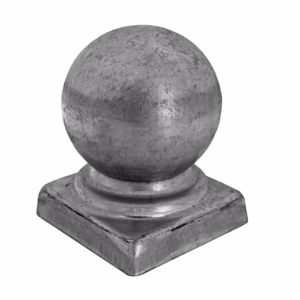 Krytka na stĺpik s guľou 50x50, h65, D50mm, t0,8mm