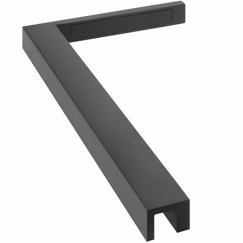 Stabilizačný uholník sklo-stena black