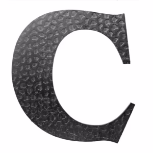 Písmeno kované "C" h170mm