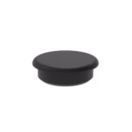 Záslepka kruhová D13mm, čierna