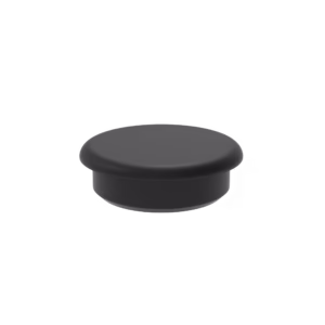 Záslepka kruhová D13mm, čierna