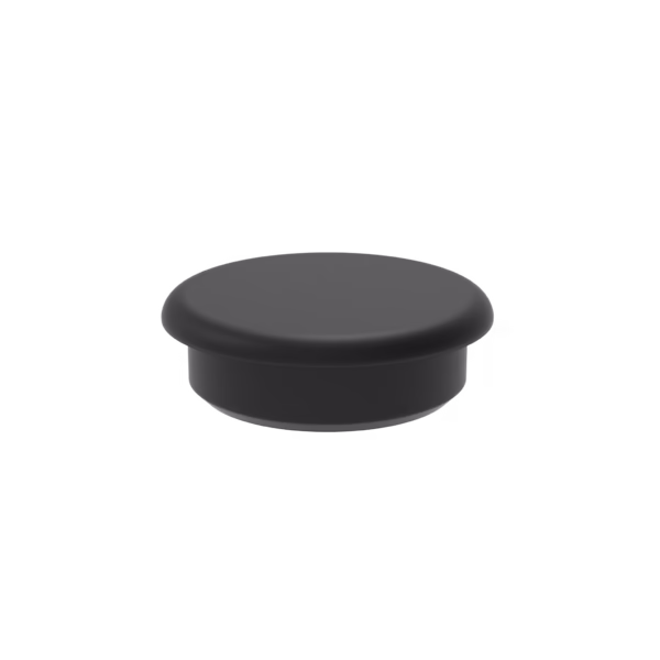 Záslepka kruhová D13mm, čierna