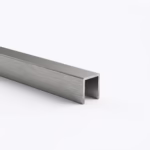 Zasklenie pevné - profil U 17x20x1,5mm t8mm INOX effect