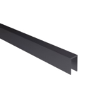 Zasklenie pevné - profil U 20x40x2mm t10-12mm BLACK
