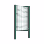 Bránka 1kr. ROUND ZnPVC 1000x1500mm, D75mm, zelená